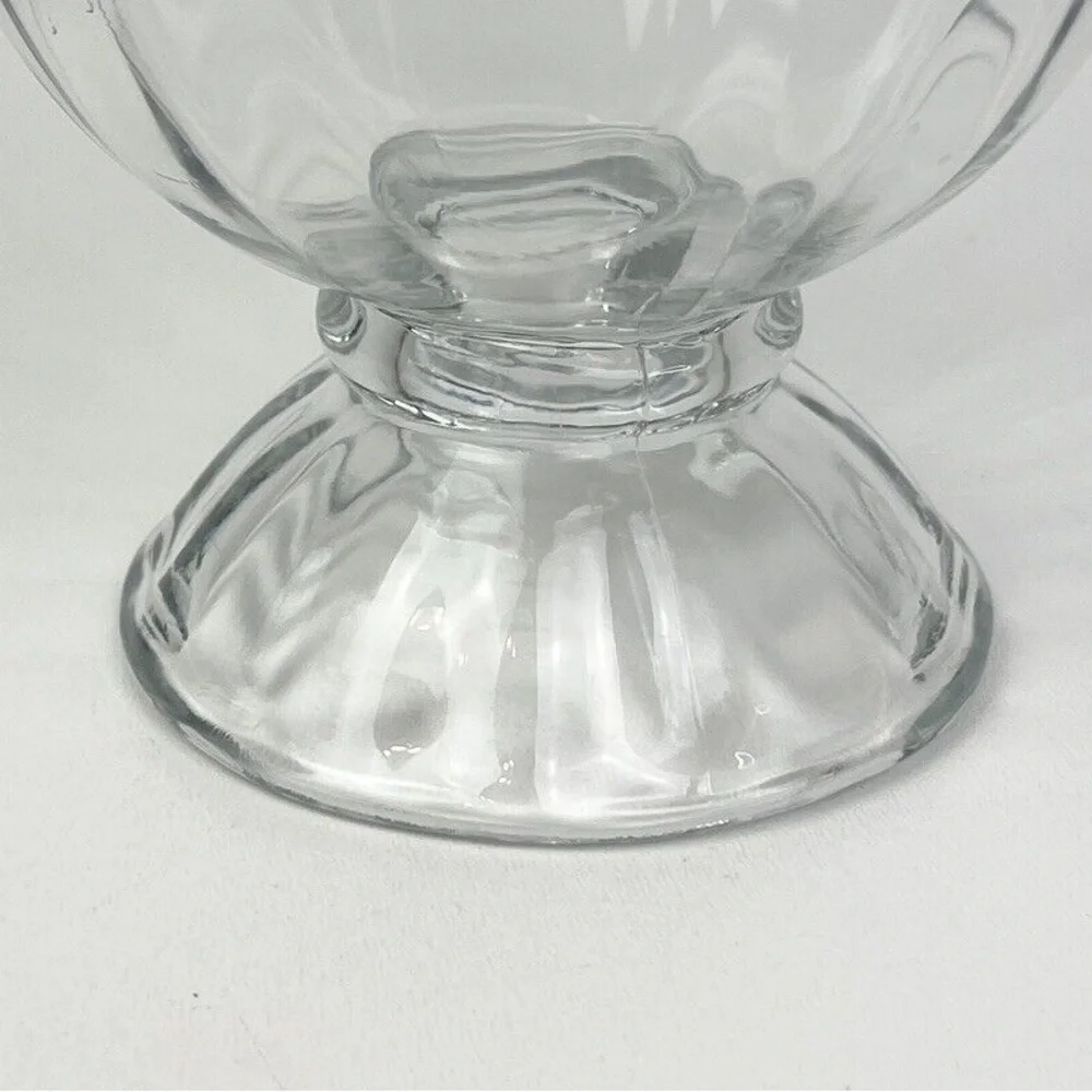 Libbey Set of two Ribbed Oversized Dessert Footed Ice Cream Bowls Serendipity